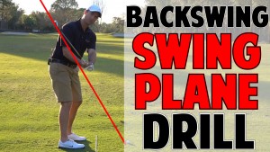 perfect backswing plane drill