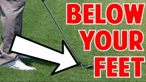How to Hit a Ball Below Your Feet