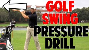 Golf Swing Pressure Drill to Create Lag
